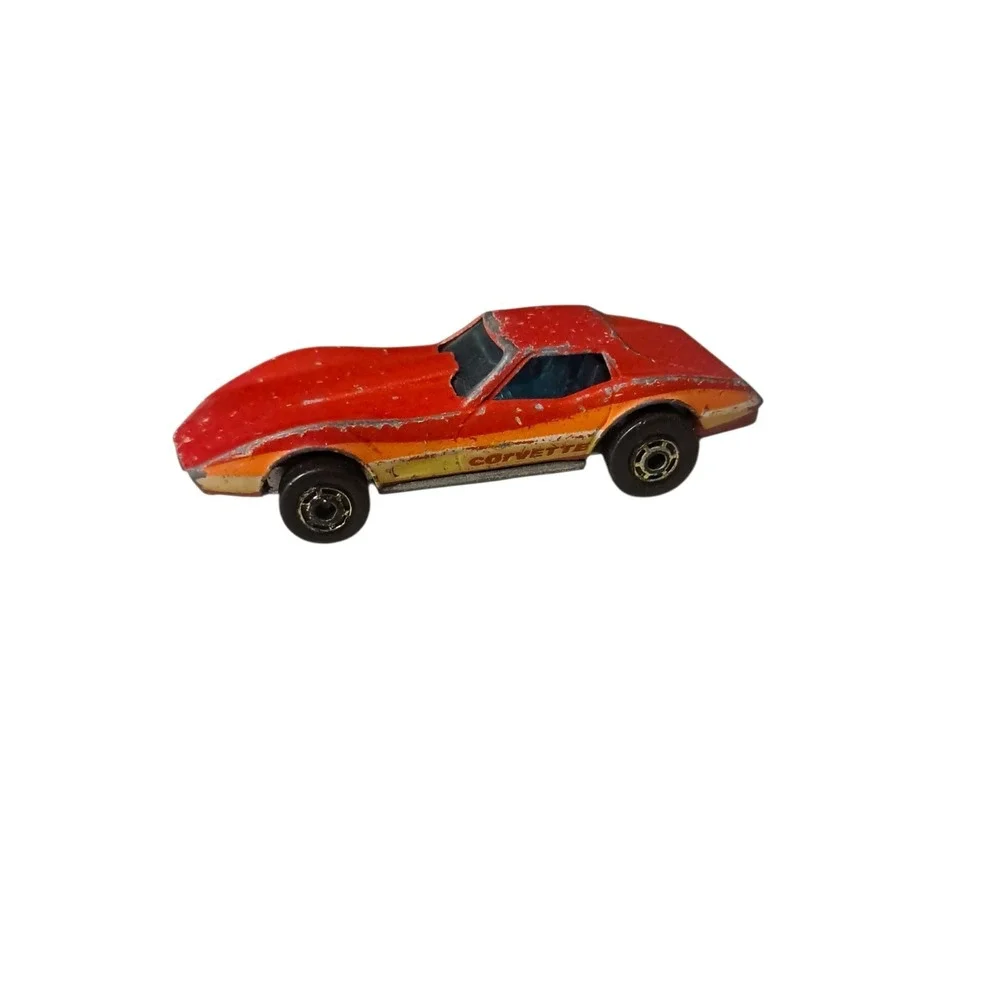 Vintage Hot Wheels Corvette Stingray 1980 Red Made in Hong Kong